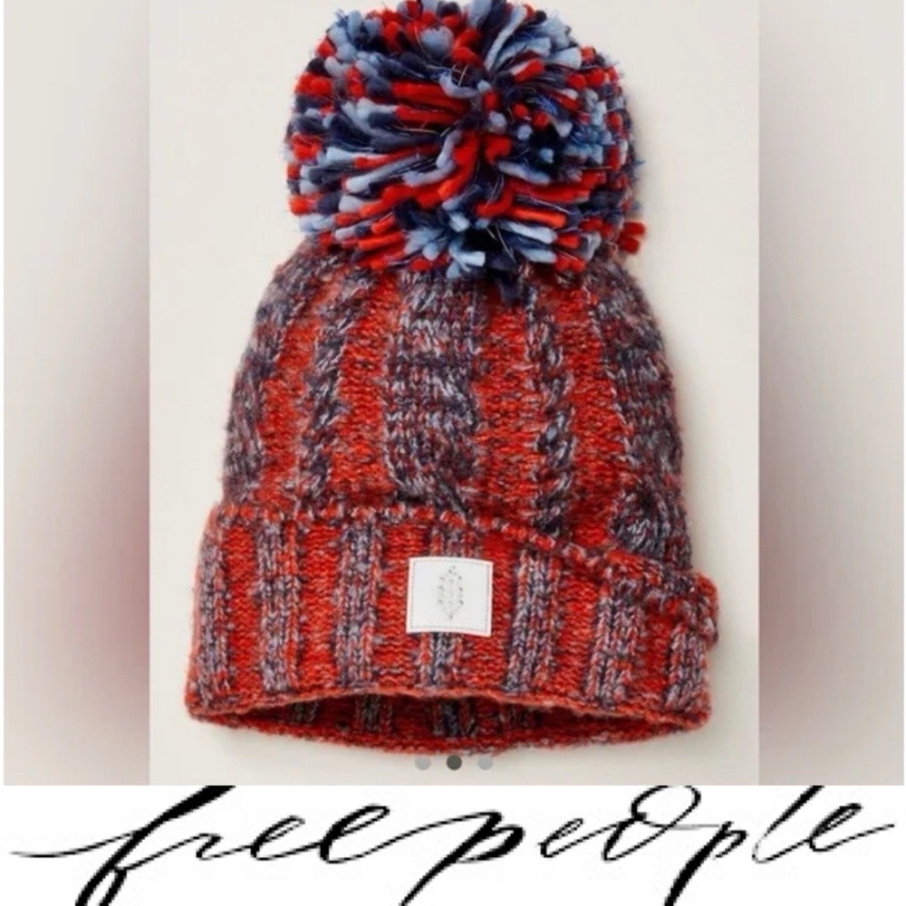 Gorgeous, Free People Pom Party Reflective Beanie❤️ - Picture 1 of 8